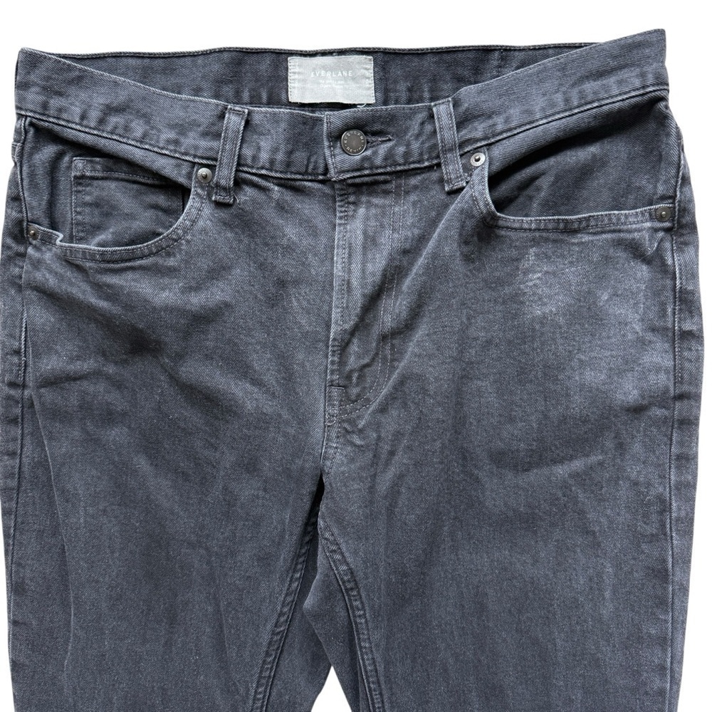 Everlane The Slim Jeans Mens Size 33 x 29 Black Organic Cotton Stretch Casual